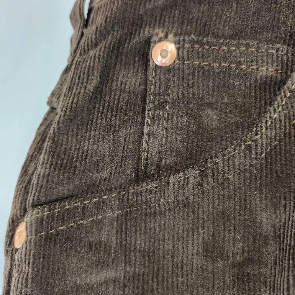 Lee Riders Boot Cut Corduroy Men's Pants Boot Cut Flare Brown NWT Vintage - Picture 5 of 15